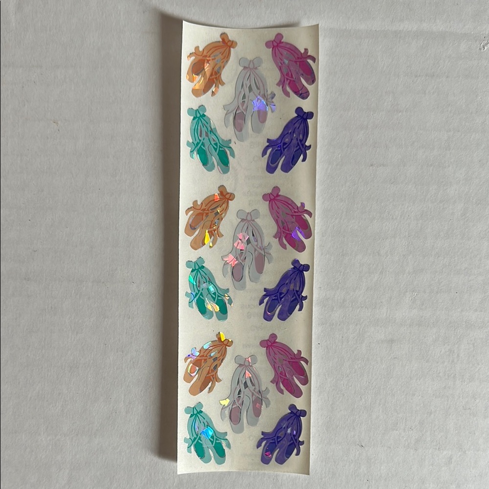 Colorful Ballet Slippers Stickers